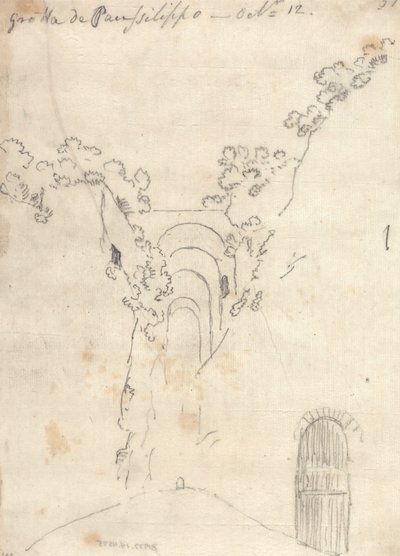 Grotto di Posillipo by John Robert Cozens